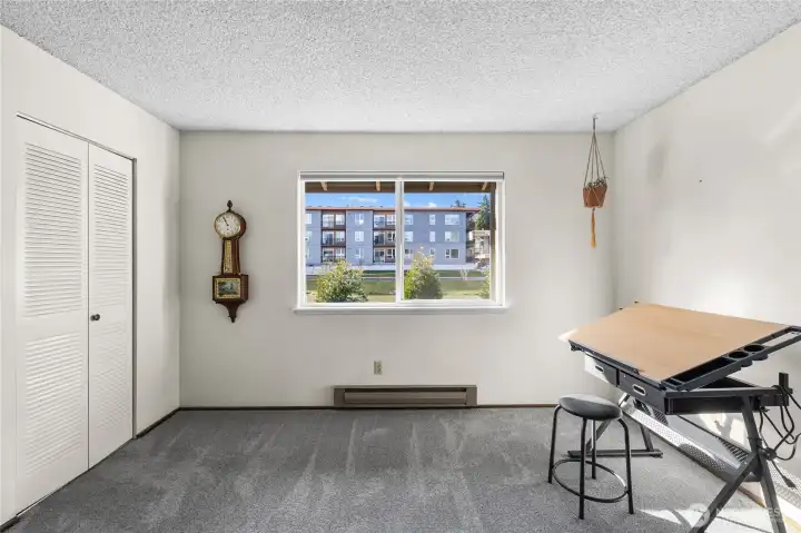 Upstairs second bedroom.