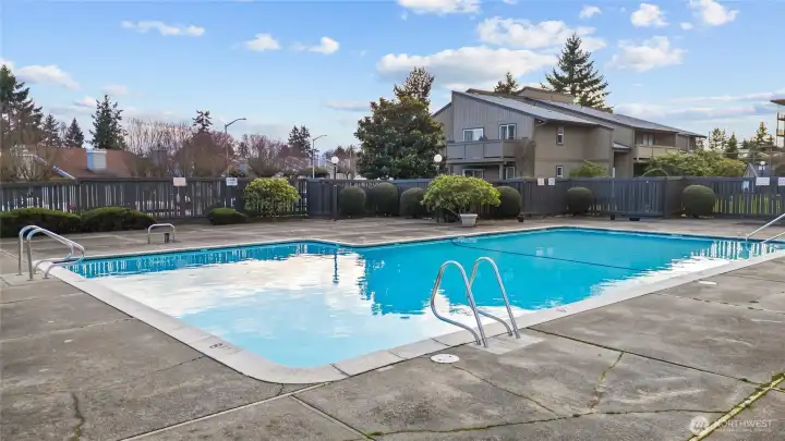 Residents only pool, open seasonally.