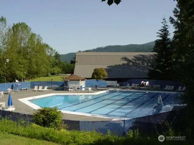The family pool in Sudden Valley.