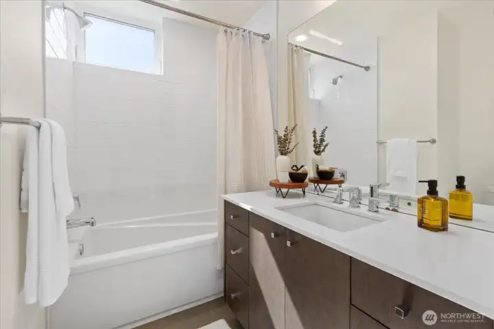 Full Bath on 2nd Floor