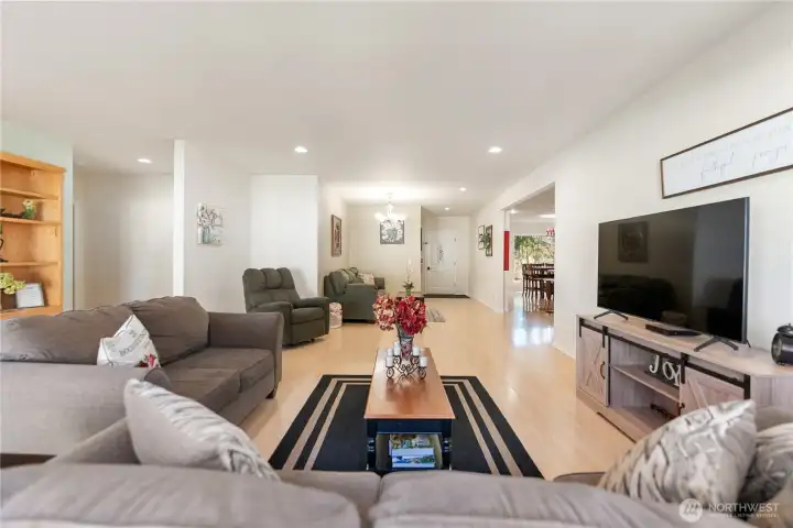 Living room, facing front door
