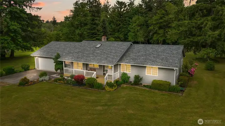 Plenty of windows to enjoy your private territorial views.