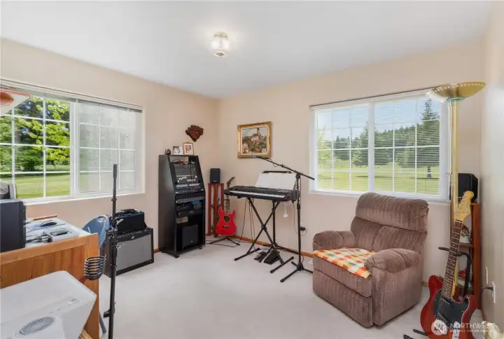 Third bedroom with windows on two sides