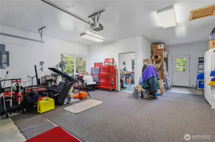 Two car garage