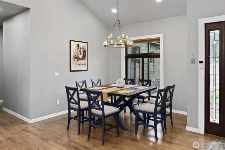 Thoughtfully designed dining space ideal for entertaining, holidays, and everyday mountain living. Thoughtfully designed dining space ideal for entertaining, holidays, and everyday mountain living.