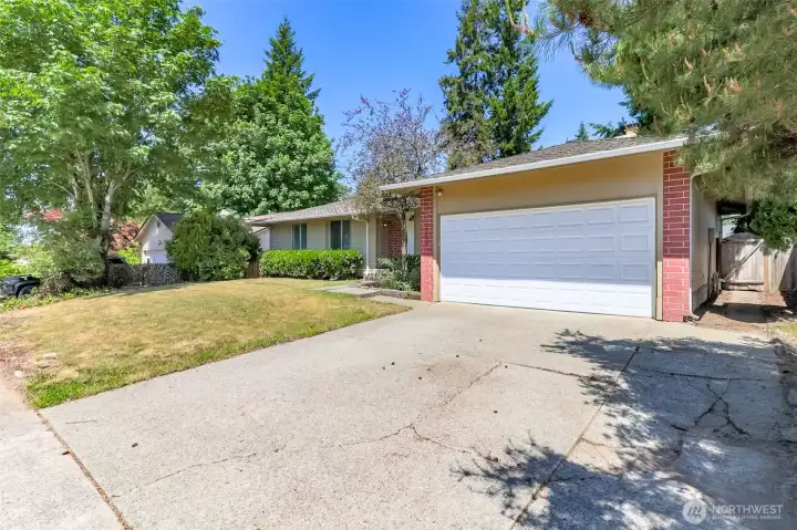 Driveway & side gate to backyard