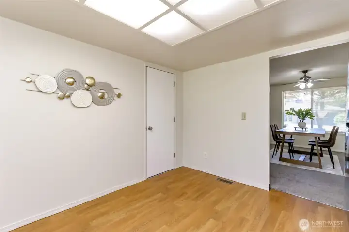 Kitchen with eating space.