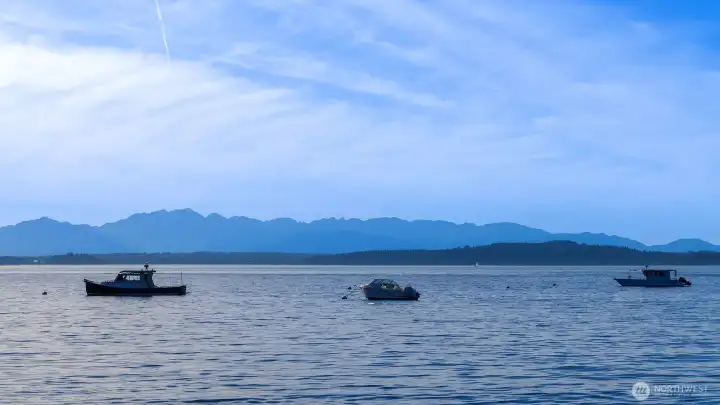 With its own private buoy, the property offers the ability to own a boat for fun adventures on the Sound and also fishing or crabbing.