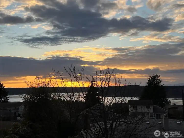 Imagine coming home each day to a view like this....Ever changing... Whether enjoying it from your private deck or from inside...let the view melt away the day