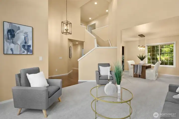 Formal living room & dining room Formal living room & dining room