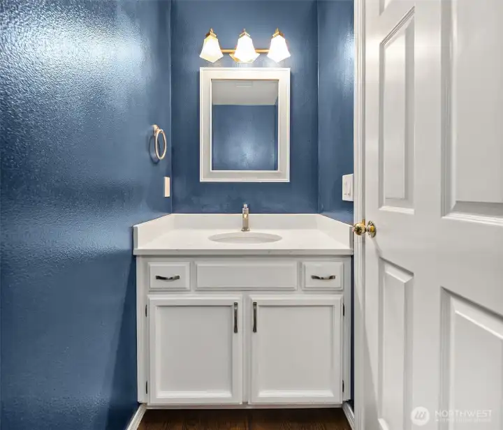 Downstairs half bathroom Downstairs half bathroom