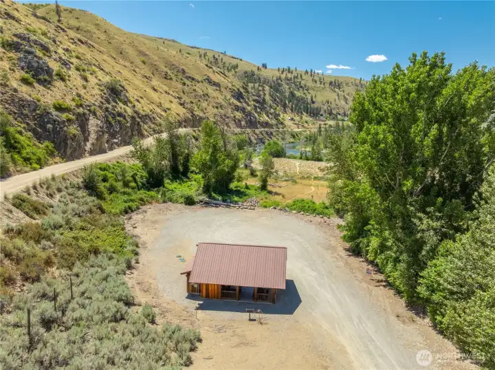This area is part of the property included in the purchase, the gazebo is excluded but useable by the new owners.