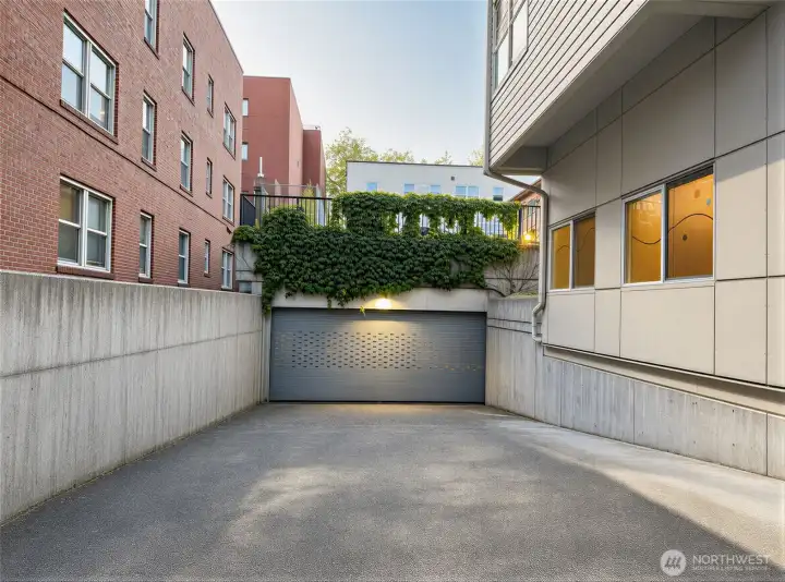 Garage entrance