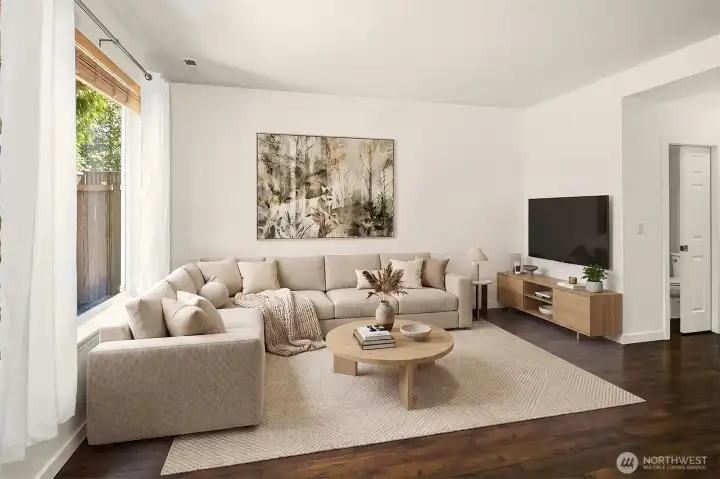Family Room Virtually Staged Family Room Virtually Staged