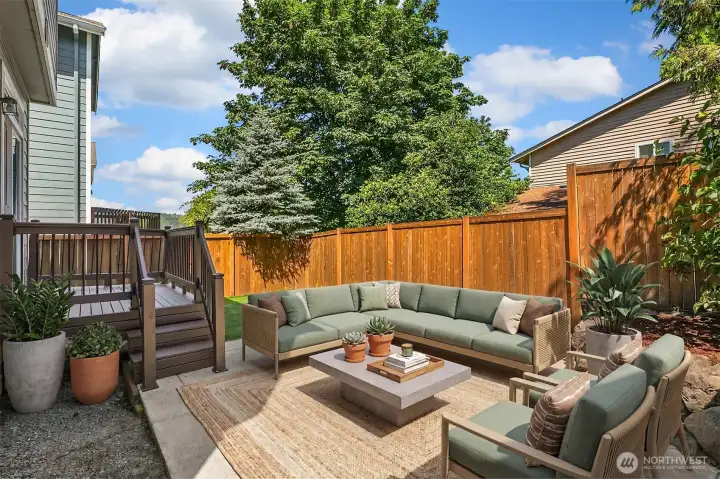 Backyard Virtually Staged Backyard Virtually Staged