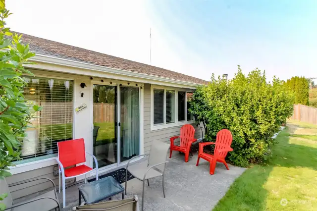 Your private patio