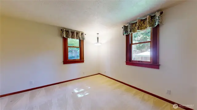 Bedroom on main level from doorway
