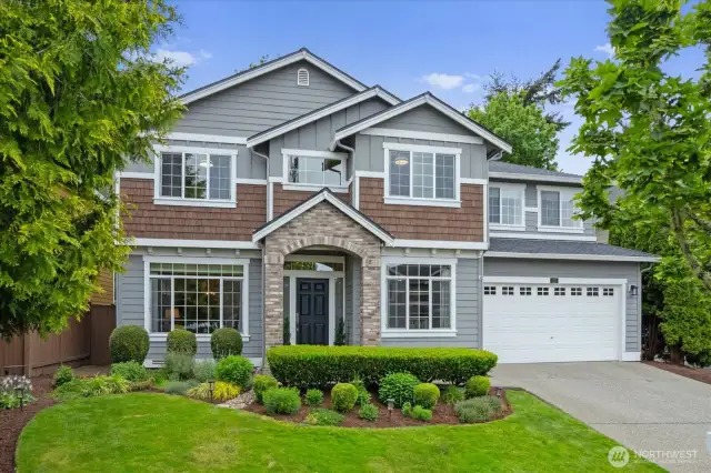 Wow! Can you say Curb Appeal? West-facing Lot 16 in Bellflower Park