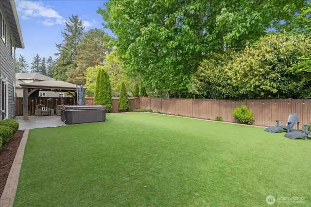 It's PITCH PERFECT! Pets, Play-dates...they'll all have the best time back here!
