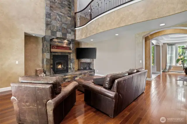 You can see the 2nd floor landing up top, and the hallway arches that just add that extra flare!
