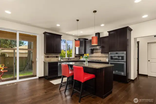 Spacious kitchen with room for informal dining.