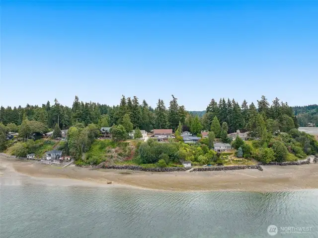 Direct access to 110 feet of Carr Inlet shoreline