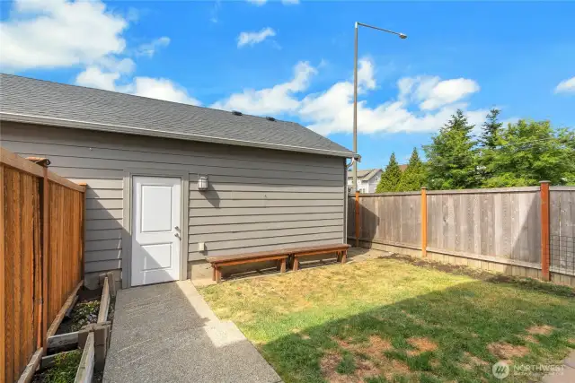 Fenced Backyard