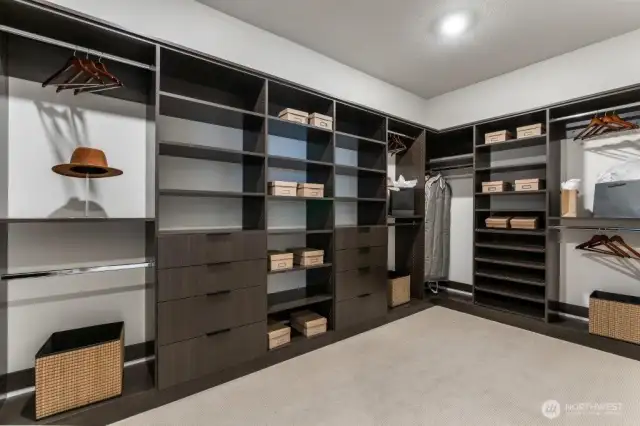 Primary closet