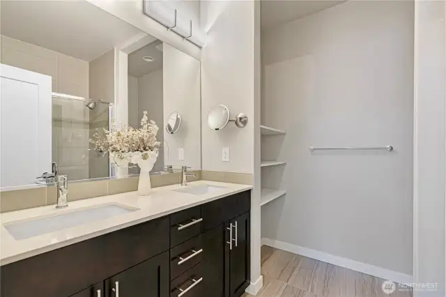 double sink and vanities