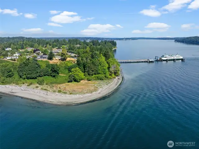 Private community beach