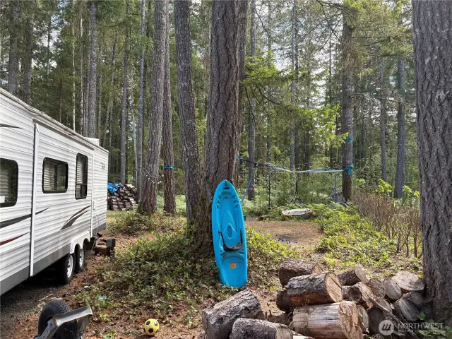 right side of yard
