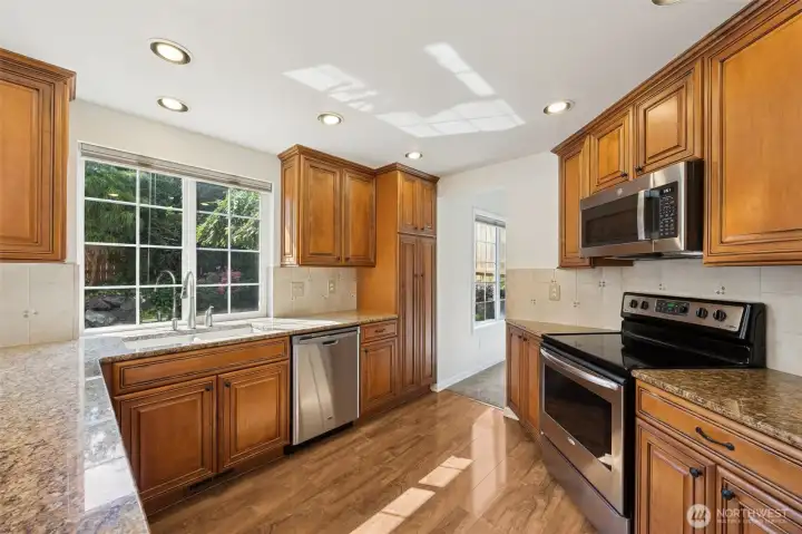 Updated Kitchen with Granite counter tops