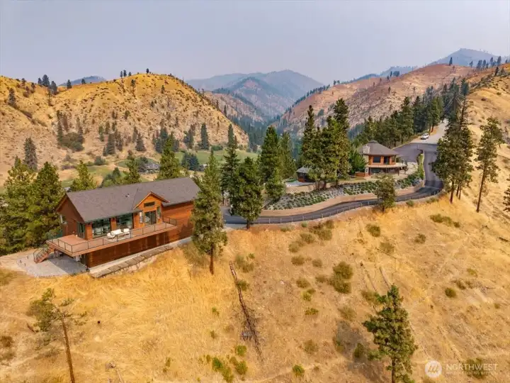 24 acres of complete privacy and serene beauty