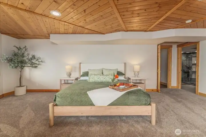 Downstairs primary bedroom suite