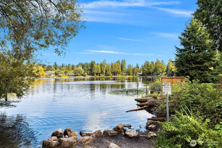 Haller Lake public access just minutes away