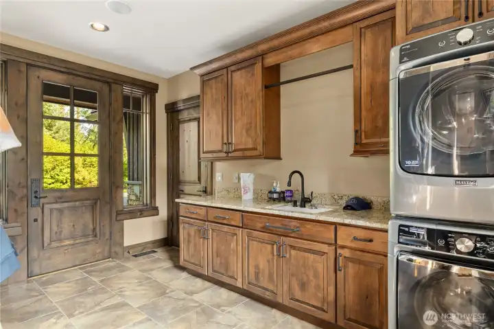 Mud and Laundry room with exterior door