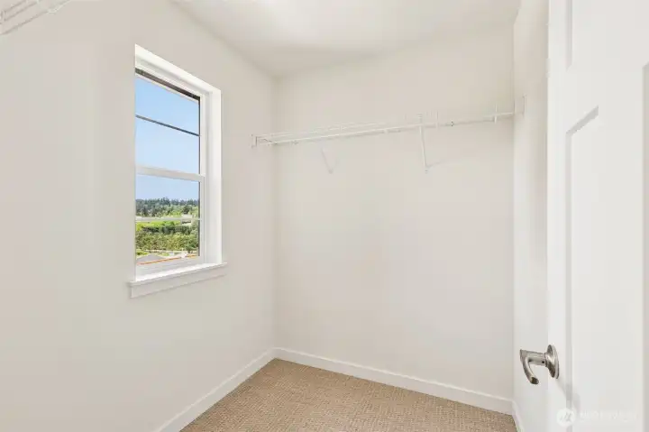 Walk-in closet - bedroom 3 (see floorplan).