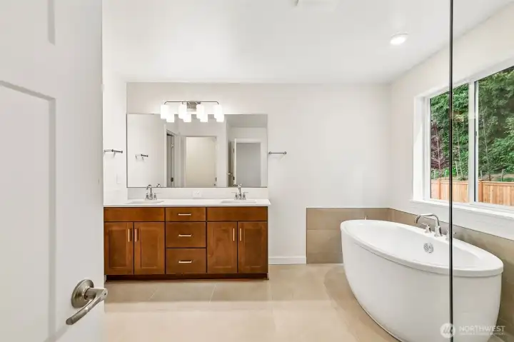 Primary bathroom.