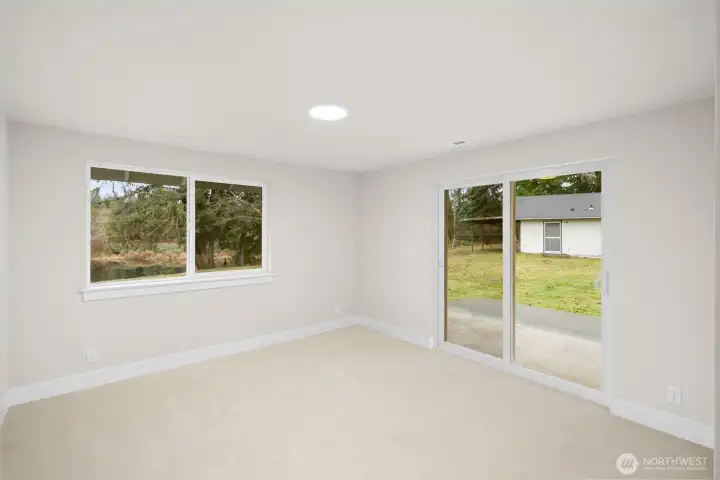 Third Bedroom with Covered Patio