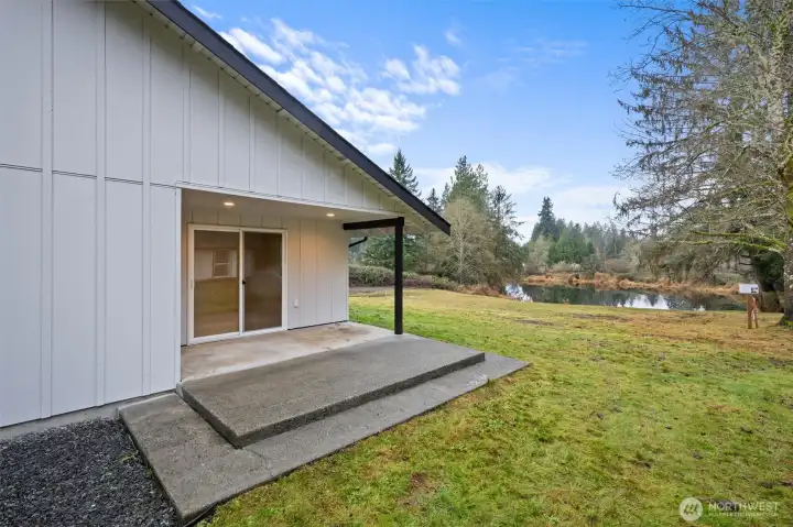 Covered Patio Off of the Third Bedroom