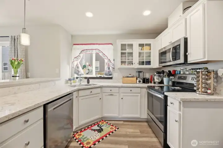 Kitchen bigger than it looks