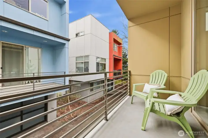Private Balcony for Morning Coffee