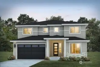 Rendering of D elevation scheduled for lot 11