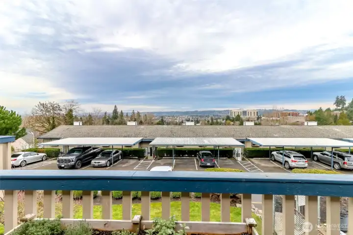 Territorial view from full length deck.