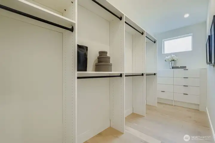 Finally, a walk-in closet that fits it all.