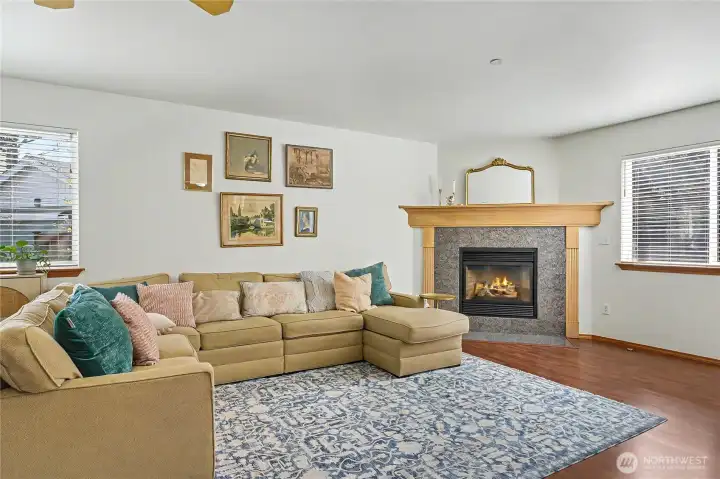 Open floorplan downstairs.