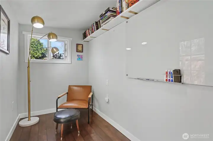 Inside of the bonus shed space.