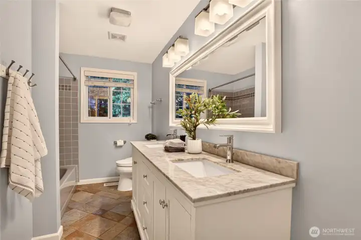 bathroom in upper level