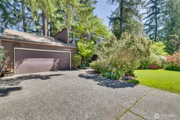 large 2 car garage