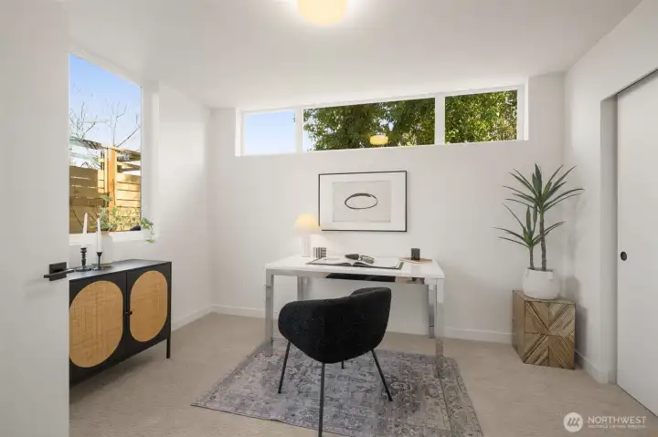 Bright, flexible den or home office